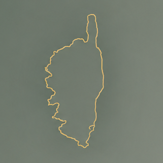 Carte de la Corse