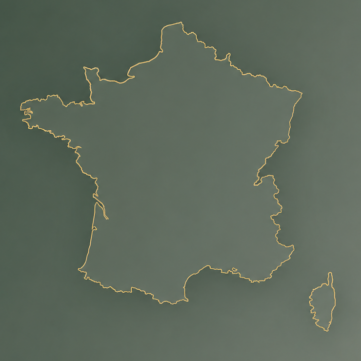 Carte de la France métropolitaine